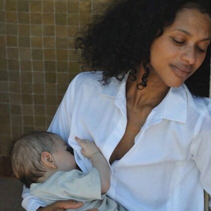 Noa | Chemise d'allaitement blanche